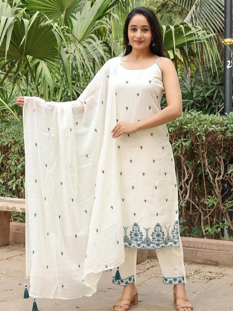 Sleeveless kurti set
