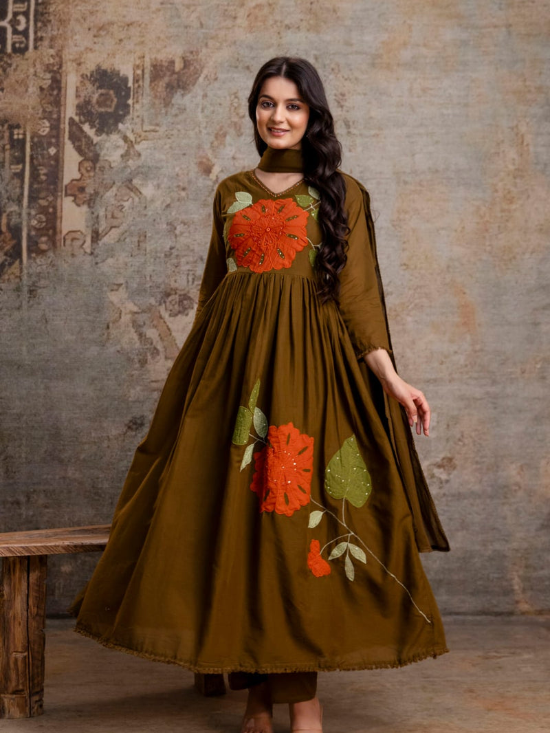 three piece kurti set