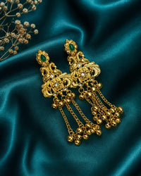 "Golden Peacock Ghungroo /  Kashmiri Jhumka" Thumbnail 1