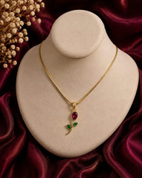 Rose Stem Pendant Thumbnail 1