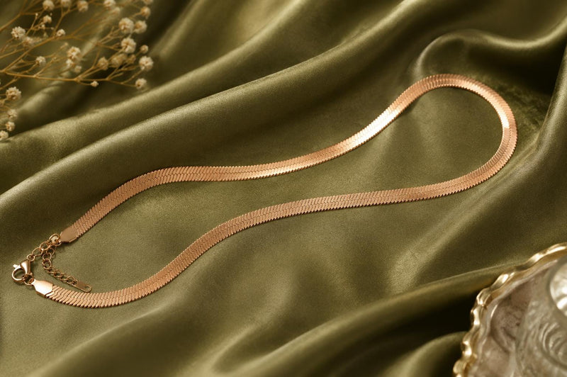 Rose Gold Snake Chain