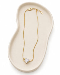 Danty Sparkling Crystal Heart Chain Thumbnail 2