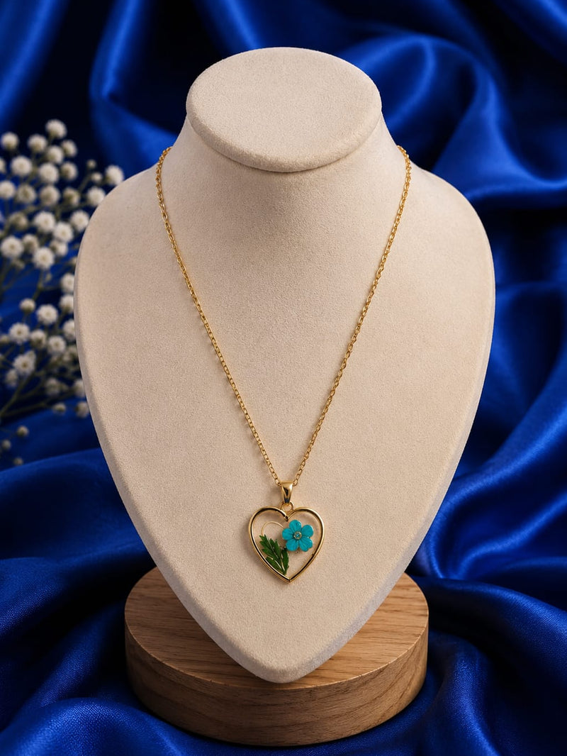 Heart Shape Resin Pendant