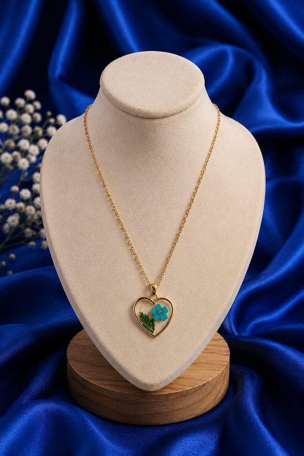 Heart Shape Resin Pendant