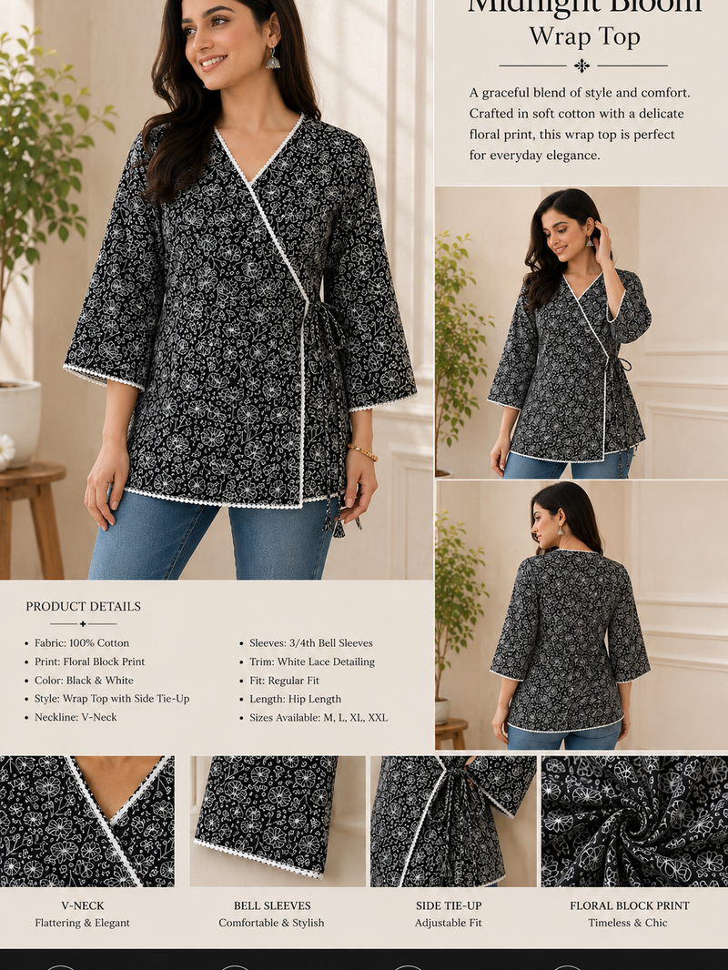 Wrap (Angrakha) Kurtis